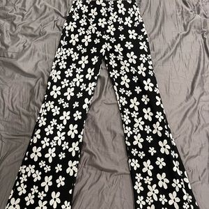 Urban outfitters floral flare pants